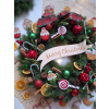 Słodki wianek Merry Christmas